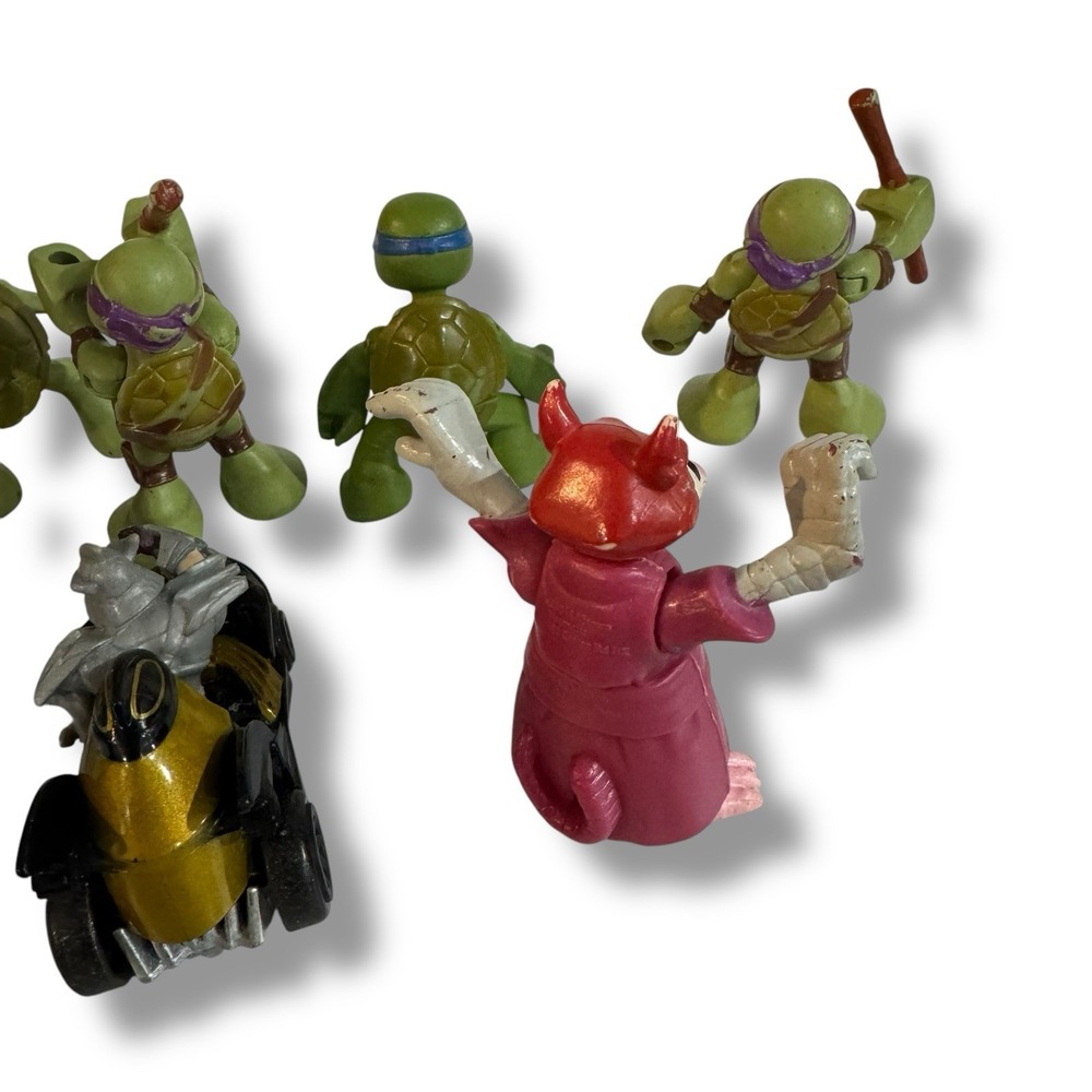 TMNT Teenage Mutant Ninja Turtles MINI Figures 2.5" Lot Of 7‎ - Picture 12 of 12